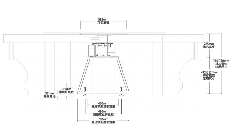 餐桌轉盤電動機芯